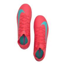 Nike ZM SUPERFLY 10 ACADEMY AG Football Shoes, Traction & Shock Absorption, Men, Training & Match, FQ8329-800 - Aurora Green/Ember Red - View 4