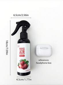 1 peça/2 peças, 150ml/5,07oz, Spray de Aromaterapia com Extrato Vegetal, Purificador de Ar Forte para Roupas, Casa e Carro, Difusor de Aroma, Emissão Natural para Remover Odores, Tornar o Ar Fresco, Acalmar Emoções, Criar uma Atmosfera Romântica, Baunilha, Chiclete, Cereja, Morango, Jasmim, Limão, Gelo Preto, Carro Novo, Colônia, Adequado para Decoração Doméstica, Carros, Salas de Estar, Quartos, Banheiros, Salas de Estudo, Presentes de Aniversário e Formatura, Portátil