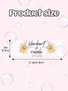 45pcs Wedding Bubble Tube Labels, Personalized Wedding Labels,Wedding Stickers Custom,Bubble Wand Label Clear, Bubbles Wedding Label,Bubble Party Custom Transparent Stickers