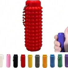 Spiky Grippie Stim 钥匙扣、缓解焦虑疼痛刺激 Bumpy Fidget 钥匙扣、缓解压力、注意力缺陷多动症、便携式迷你滚轮按摩钥匙扣、通风钥匙吊坠、送给朋友的新奇礼物、门上收纳架、Perchero、墙壁衣架、挂钩、墙钩、衣架、墙框、衣帽钩、图片墙框 - 彩色 - 查看 16