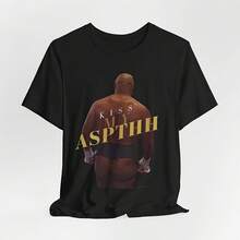 Kiss My Aspthh - Tyson Unisex Jersey Short Sleeve  Tee - Black - View 1