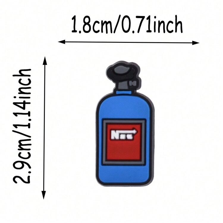 Juego de 30 piezas de dijes en forma de botellas, con diversos patrones de vasos, copas y cubitos de hielo para decorar zapatos, accesorios para fiestas y regalos - Blanco y Negro - Añade 5