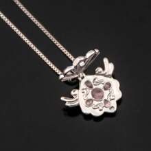 1pc Anime Mermaid's Melody 7-Color Pearl Necklace With Seashell Mermaid Princess Pendant, Suitable For Women & Girls For Daily Wear, Party, Gift