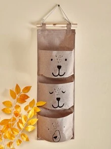 1 件婴儿房床边悬挂式收纳袋，儿童房壁挂式玩具收纳袋，颜色随机（不含挂钩）爱情人节 - 彩色 - 查看 2