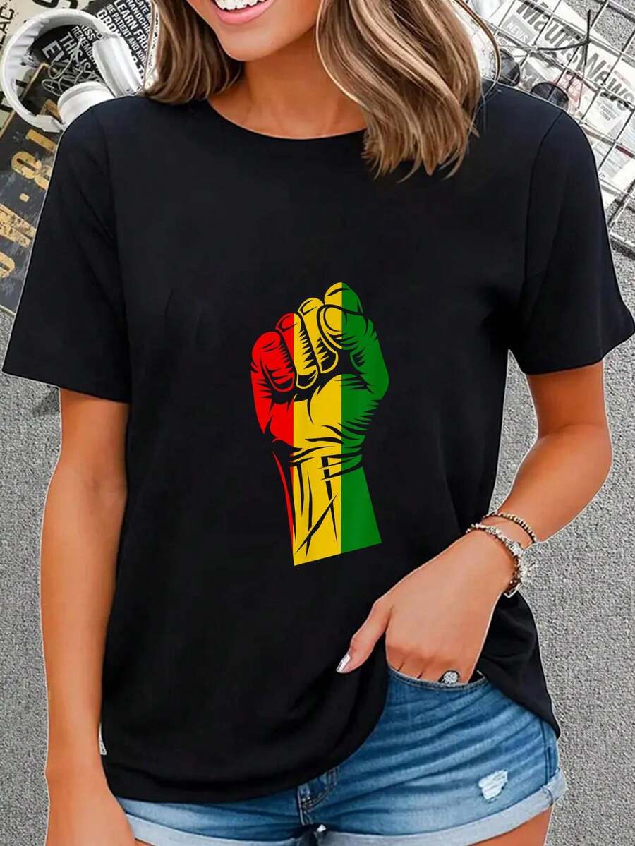 Fist T-Shirt Casual Short Sleeve Shirt