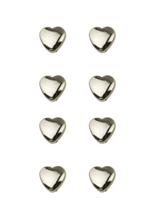 12mm DIY 心形頂平頭螺絲栓，心形螺絲裝飾袋五金配件手提包底部鉚釘行李箱配件，多色耐磨皮革金屬扣環，龐克風金屬扣環，適用於行李箱、手工藝品、服裝、包袋、鞋子，DIY愛好者的必備品 - 彩色 - 查看 9