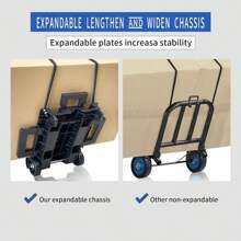 Platform Cart Dolly Folding Moving Warehouse Push Hand Truck Trolley Cart
