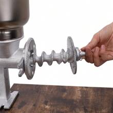 Hand Crank Grinder For Home Use - Manual Coffee Bean Grinder, Multi-Grain Mill For Corn And Peanuts, Home Use Hand Cranking Operation Grain Grinder Silver, - Silver - View 11