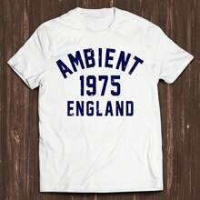 Ambient Music 1975 Brian Eno The Orb Synthesizer Funny Gamer Meme Music Gift Tee T Shirt C1591 - White - View 1