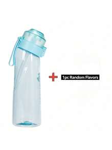 1 Piece Of 650ml Air Bottle Tritan Water Bottle Comes With 1 Sachet Randomly, Air Atmosphere 0 Candy Fruit Flavor, Tritan Plastic Water Bottle Has Atmosphere To Drink More Water, And Comes With 1 Scent Ring Randomly - Multicolor - View 14