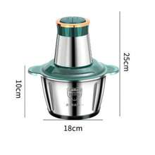 2L Meat Grinder Electric Food Processor Stainless Steel Meat Blender Food Chopper For Meat, Vegetables, Fruits And Nuts - 2L - View 5