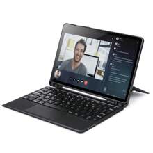 DUX DUCIS 1pc 黑色键盘带保护套，兼容 iPad、Galaxy Tab、XM Pad，多功能两件式设计，具有 4 个支架位置，易于使用、连接方便、响应迅速（注：我们将升级包装，因此可能会有新旧包装混合） - 黑色 - 查看 16