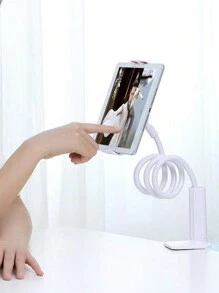 Mobile Phone Holder Stand Portable Flexible Bed Desktop Bracket Mount Stand Base Bracket Support Gift For Birthday/Valentines/Boy/Girlfriends - White - View 2