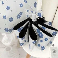 1pc Auto Open/Close Sunshade Parasol Umbrella, Foldable Weather-Proof Dual Use Rain & Sun Umbrella For Travel