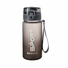 1pc Fashionable Gradient Color Sports Outdoor Student Couple Insulated Plastic Water Bottle With Strap, Large Capacity Tumbler Cup For Fitness, Student