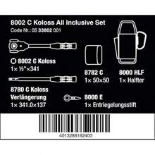 Wera 8002 C Koloss Combination Ratchet Hammer All Inclusive Set 1/2" Drive X 341 Mm 5pc 05133862001 Silver - Silver1 - View 2