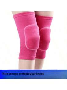 1 对运动护膝，防滑泡沫垫护膝，透气，适合跳舞、滑冰、足球、篮球、排球，保暖防护运动护膝，男女皆宜 - 彩色 - 查看 11