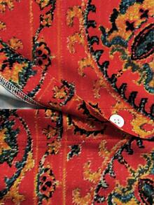 Damen Lässig/Büro geometrisches retro Muster Langarm Bluse, Mustermotiv