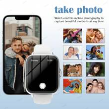 MixtataDi Smart Watch, Wireless Calling /Dial, Multi -Sport Mode, Calling Reminder And Rejection, SiMs Reminder, Custom WallpaperFor IOS/Andriod - Black - View 6