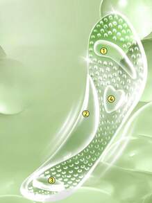 1 Pair Women Silicone High Heel Shoe Pads, Self-Adhesive, Breathable, Sweat Absorbent, Non-Slip Half Size Insoles Shoe Accessories