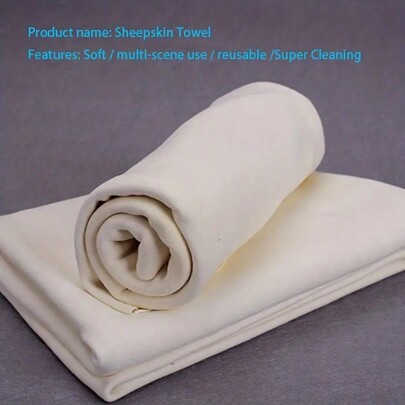 قطعة واحدة منشفة غسيل سيارة من جلد الغزال بمقاس 30 * 55 سم أو 30 * 40 سم أو 30 * 30 سم ، ممتصة للغاية ، بدون تساقط ، طبيعية ، ناعمة ، قماش تنظيف لطيف ، مناسبة للاستخدام في السيارات والمنزل