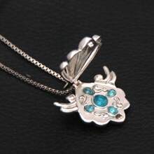 1pc Anime Mermaid's Melody 7-Color Pearl Necklace With Seashell Mermaid Princess Pendant, Suitable For Women & Girls For Daily Wear, Party, Gift