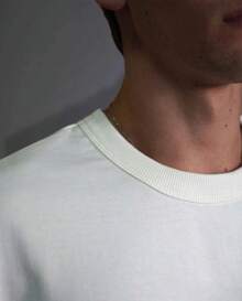 Plain Premium Boxy T-Shirt - Cream - View 3