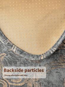 1pc Premium Luxurious Gold Floral Pattern Sofa Slipcover, Non-Slip Home Decor Sofa Cushion Cover, Suitable For Home, Bedroom, Living Room, Office Gifts Birthday Graduation Sofa Cover Couch Cover Sofa Covers Room Decor Living Room Decor