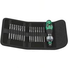 Wera Kraftform Kompakt 60 Ratchet Screwdriver And Bit Set 17pc 05051040001 - Single - View 1