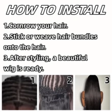 Jerry Curly Hair Bundles 6 Inch Hair Weave Bundles Crochet Short Cut 3Pcs/Pack Hair Bundles Synthetic Hair Extensions For Women Daily Life - Multicolor - View 6