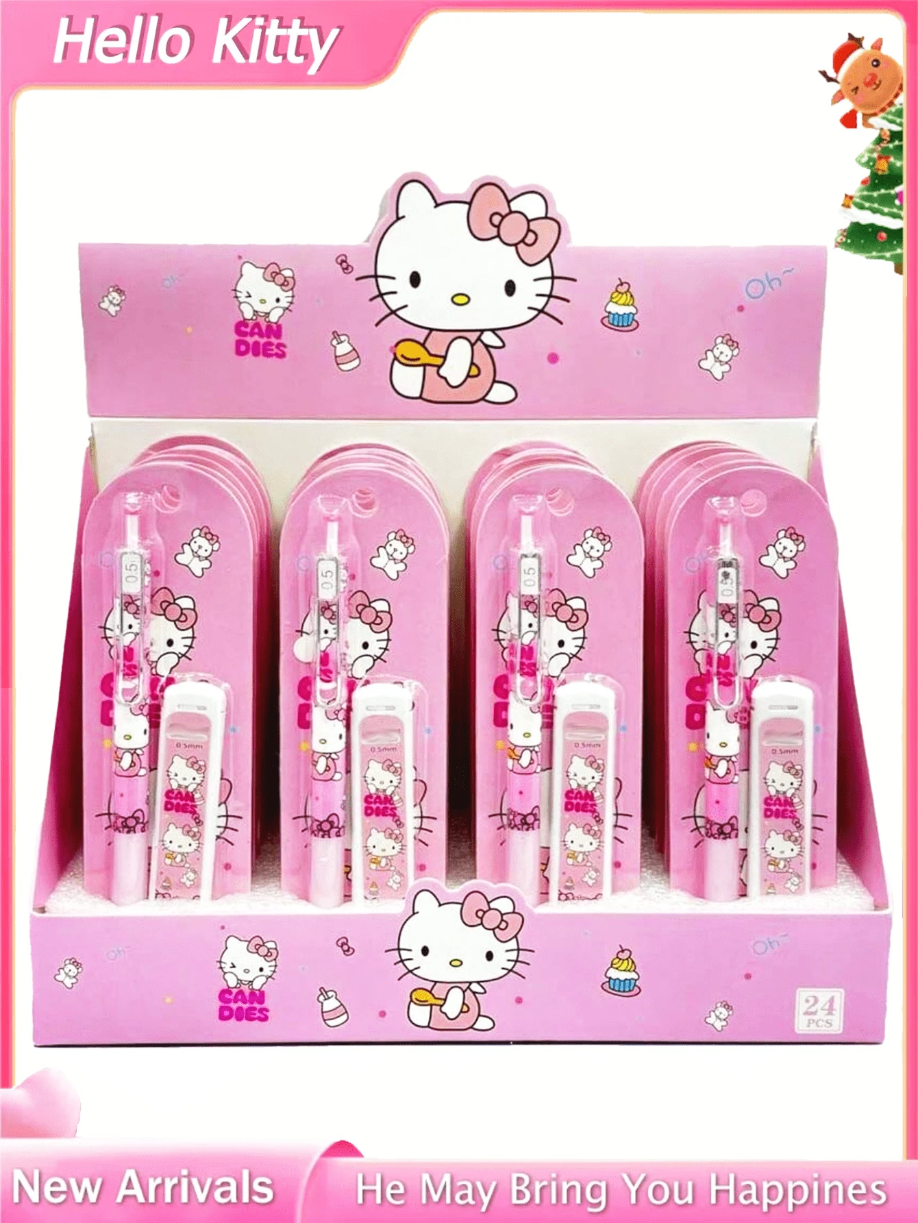 Sanrio 1 Peça Lápis Automático Novo Hello Kitty 8832 Estudante, Sem ...