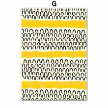 1 件抽象彩色线条墙面艺术帆布画简约海报和印刷品酒店酒吧图片画廊客厅家居装饰无框架