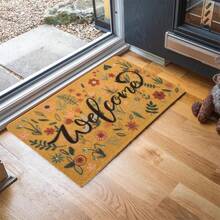 Floral Welcome-Doormats Front-Door - Spring Flower Home Decor Indoor-Mats Summer Non-Slip Seasonal Doormats  (Welcome-Flower) - Welcome-flower - View 2