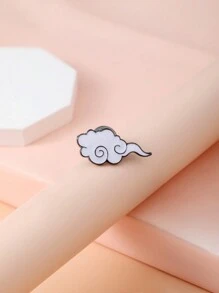 Fashionable Metal Brooch, Rain, Thunder, Weather Series Accessories, Alloy Drop Oil Brooch Pin Badge, Multi-Function Butterfly Clasp Decor, Suitable For Daily Clothes, Backpack Decoration, Wardrobe