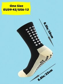 2 pary męskich skarpet piłkarskich z antypoślizgową podeszwą, antypoślizgowe skarpety sportowe z amortyzacją do piłki nożnej/koszykówki, jesienne