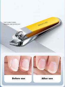 6 In 1 Plastic Box Nail Clipper Set, Nail Clipper Set With Ear Pick And Nail File, Sharp Edge Fingernail And Toenail Clipper Cutter For Manicure And Pedicure, It Is The Preferred Choice For Personal Use And Gifts