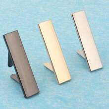 [Custom] 1pc, Personalized Handbag Label, Unique Your Label, Laser Engraving, Metal Bag Label, Personalized Gift, Dawg, Engraved, Sequins, Stainless, Vintage, Casual, Unisex, Hipster, Old Money, Stylish For Anniversaries, For Weddings, For Graduation, For Housewarming, Personalized Gifts For Women/Men, Personalized/Customized Keychain, High School Senior High School Students, College Students, University Students, Freshman, Sophomore, Underclassmen, Customized Brooch, Street Casual Chic,Delicate Romance,For Office,For School,For Classroom,For Teacher Gifts,For University,For Colleague,For Dorm Rooms,New Year Glamour - Multicolor - View 3