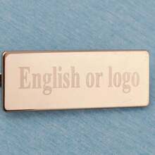 [Custom] 1pc, Personalized Handbag Label, Unique Your Label, Laser Engraving, Metal Bag Label, Personalized Gift, Dawg, Engraved, Sequins, Stainless, Vintage, Casual, Unisex, Hipster, Old Money, Stylish For Anniversaries, For Weddings, For Graduation, For Housewarming, Personalized Gifts For Women/Men, Personalized/Customized Keychain, High School Senior High School Students, College Students, University Students, Freshman, Sophomore, Underclassmen, Customized Brooch, Street Casual Chic,Delicate Romance,For Office,For School,For Classroom,For Teacher Gifts,For University,For Colleague,For Dorm Rooms,New Year Glamour - Multicolor - View 8