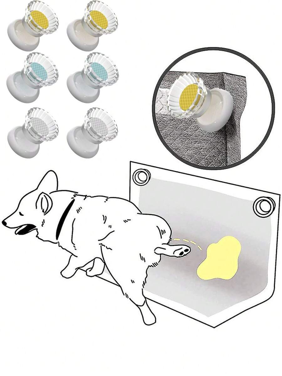 2 Pezzi Supporto per Traversine per Animali Domestici, Adatto alla Natura del Cane per Andare in Bagno, Porta Traversine per Cani Semplice, Facile da Usare, Conveniente per Cambiare le Traversine - Multicolore - Visualizzare 1