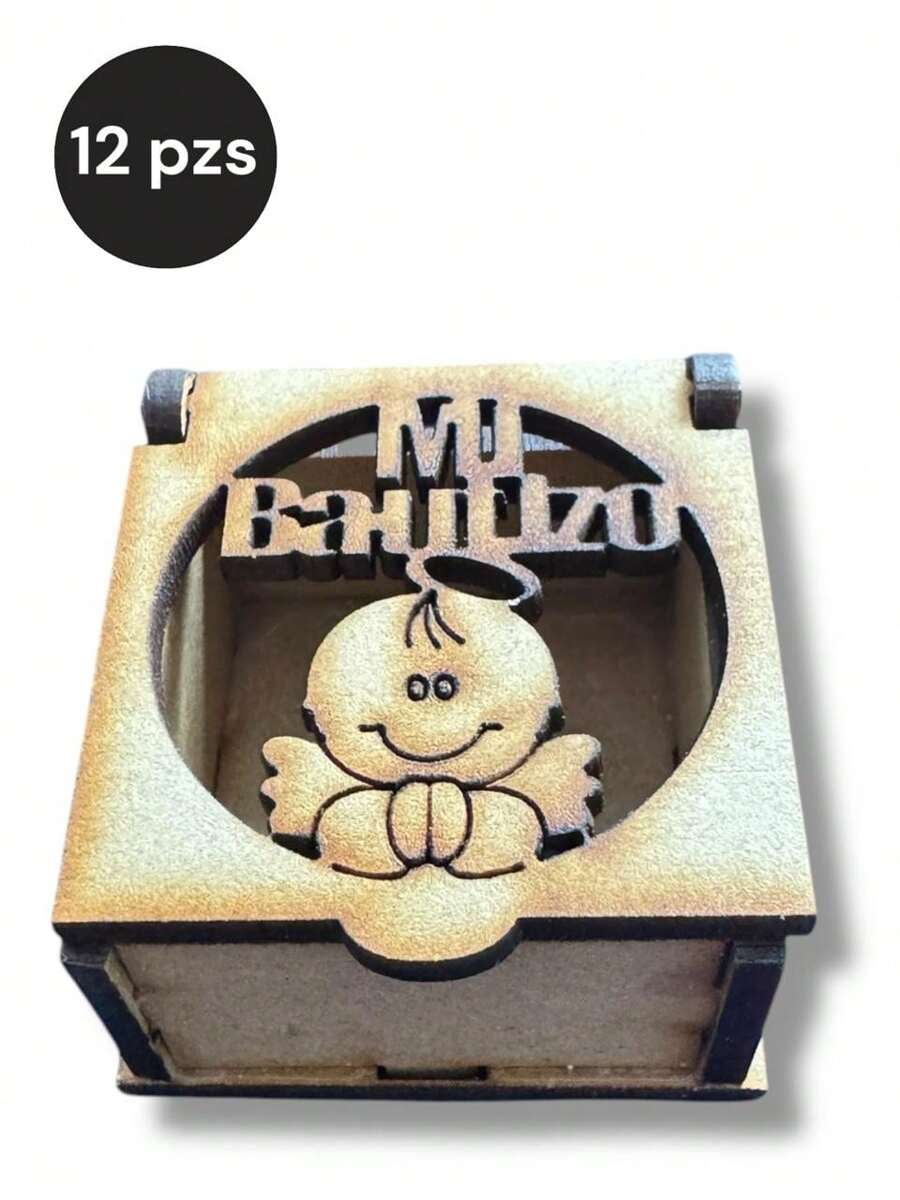 Hermosas cajitas de recuerdo "MI BAUTIZO" para dar en tu evento un hermoso e inolvidable detalle,  recuerdos para fiesta, souvenir de fiesta - Niño - Ver 1