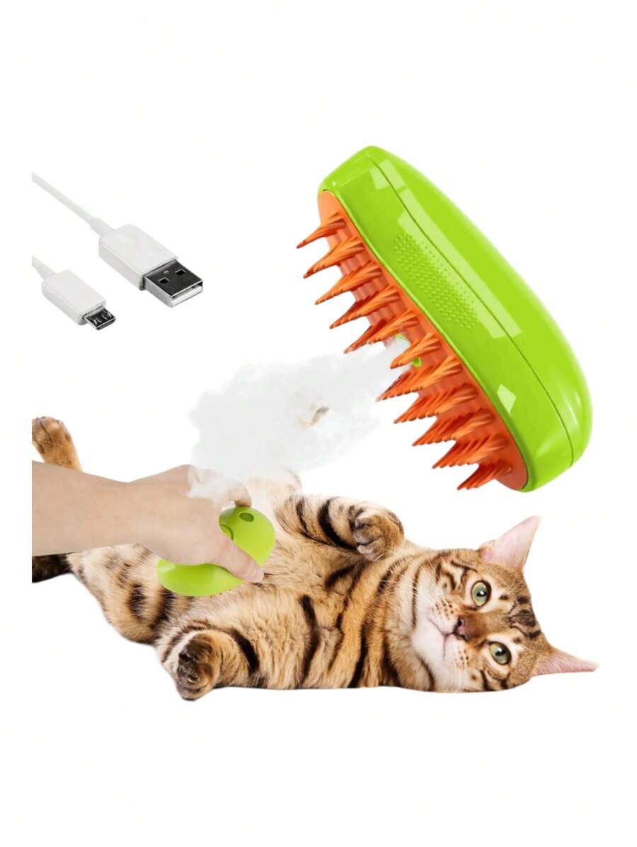 Cepillo para mascotas con vapor