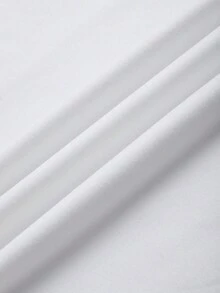 Gotischer dunkel Totem Muster Rundhals Kurzarmshirt, lässige und vielseitige Oberteile für Frauen, Sommer & Frühling - Weiss - Übersicht 5