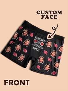 Quần đùi boxer nam in hình theo yêu cầu, đồ lót nam cá nhân hóa, quần đùi boxer in hình theo yêu cầu, quần đùi boxer in hình theo yêu cầu cho chồng, quần đùi boxer in hình ngộ nghĩnh, quà tặng ngày Valentine, quà kỷ niệm, quà sinh nhật, quà cưới, quà tặng cho bạn gái, quà tặng cho bạn trai, quà tặng cho chồng, quà tặng cho anh ấy - Nhiều màu - Xem 2