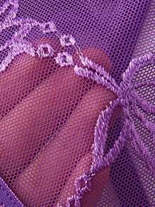 Lencería personalizada al estilo europeo y americano, conjunto de lencería transparente con encaje sin espalda para mujer, ropa interior sexy, regalo para el Día de San Valentín, aniversario