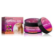 100g/3.52 Fl.Oz After Sun Tanning Gel, Hydrating & Moisturizing, Helps To Create Natural-Looking Summer Tan, Nourish And Reduce Wrinkles, Achieve Even Tanning Effect, Prevent Sun-Induced Skin Aging, Suitable For Beach & Outdoor Activities In Summer