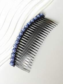 4pcs Women's Colorful Rhinestone Flower Hair Combs, Suitable For Daily Use Elegant Tiaras,Hair Accessories,Wedding,Bride Hair Styling,Side Comb, Head Accessories, Party - Multicolor - View 8