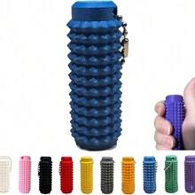 Spiky Grippie Stim 钥匙扣、缓解焦虑疼痛刺激 Bumpy Fidget 钥匙扣、缓解压力、注意力缺陷多动症、便携式迷你滚轮按摩钥匙扣、通风钥匙吊坠、送给朋友的新奇礼物、门上收纳架、Perchero、墙壁衣架、挂钩、墙钩、衣架、墙框、衣帽钩、图片墙框 - 彩色 - 查看 22