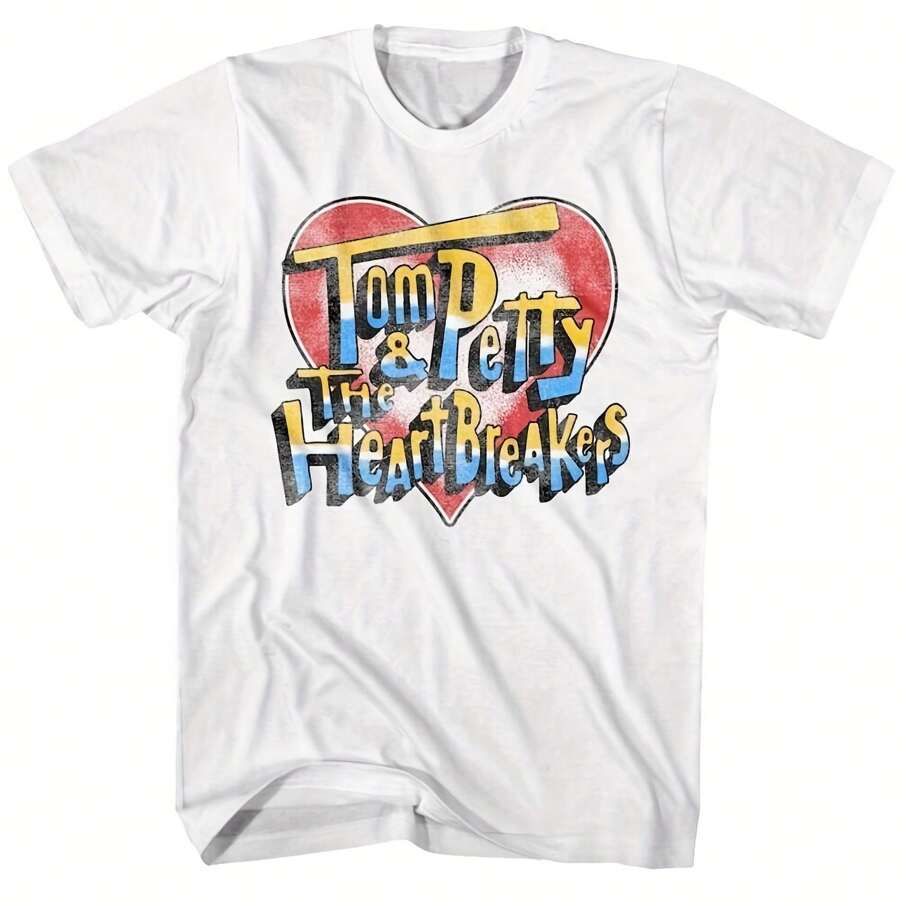 Tom Petty & The Heartbreakers Shirt Vintage Heart Rock Tees