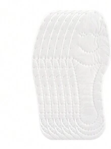5 pares de plantillas deportivas con absorción de impactos engrosados blandos para hombres y mujeres, plantillas para entrenamiento militar, yoga, zapatos de tablero, tacones altos
