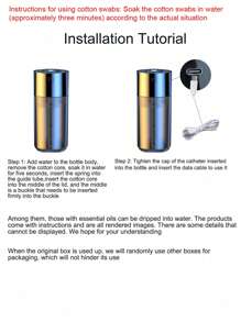 1 máy làm mát không khí ô tô, máy khuếch tán hương thơm tự động, máy lọc không khí, máy khử mùi - màu đen - Xem 11